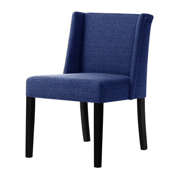 Modrá židle s černými nohami Ted Lapidus Maison Zeste