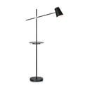 Černá volně stojící lampa s odkládacím prostorem Markslöjd Linear