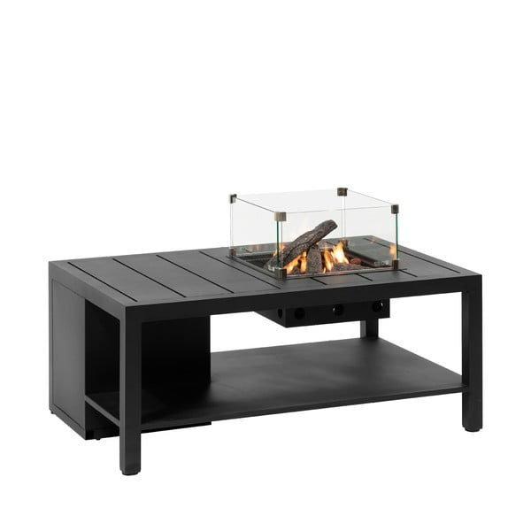 Černý zahradní stůl s ohništěm COSI Cosiflow, 120 x 80 cm-image-3