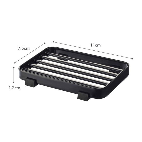 Černá podložka pod mýdlo YAMAZAKI Tower-image-2