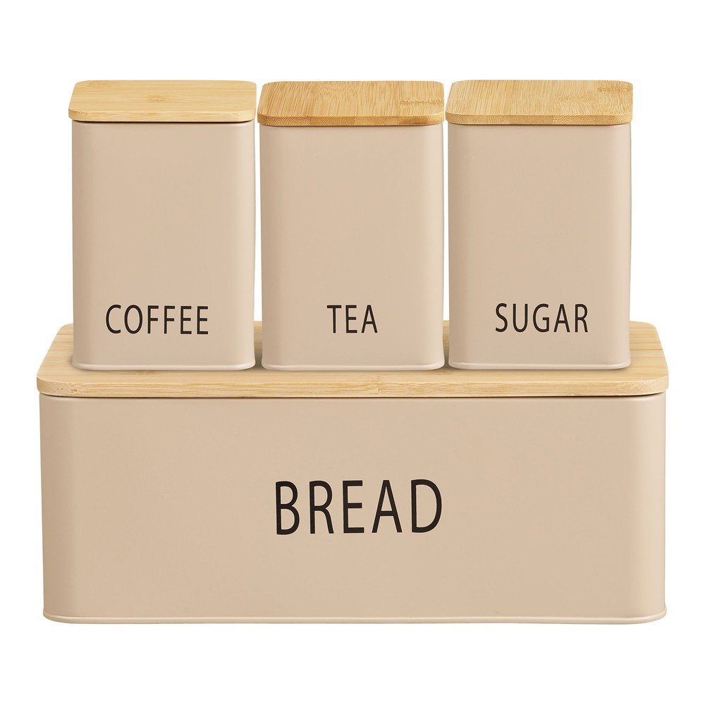 Kovové dózy v sadě 4 ks Tula – House Nordic