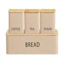 Kovové dózy v sadě 4 ks Tula – House Nordic