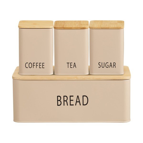 Kovové dózy v sadě 4 ks Tula – House Nordic