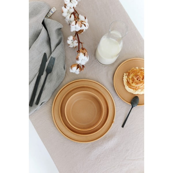 12dílná sada cihlově oranžového kameninového nádobí Bonami Selection Malia-image-3