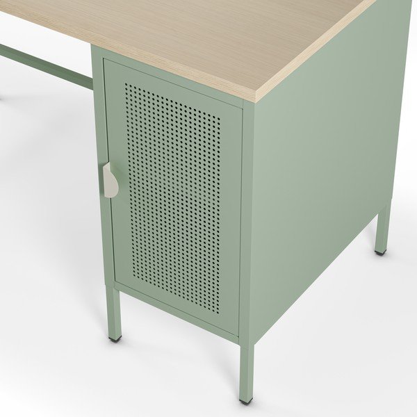 Pracovní stůl s deskou v dubovém dekoru 60x120 cm Sayla – Marckeric-image-2