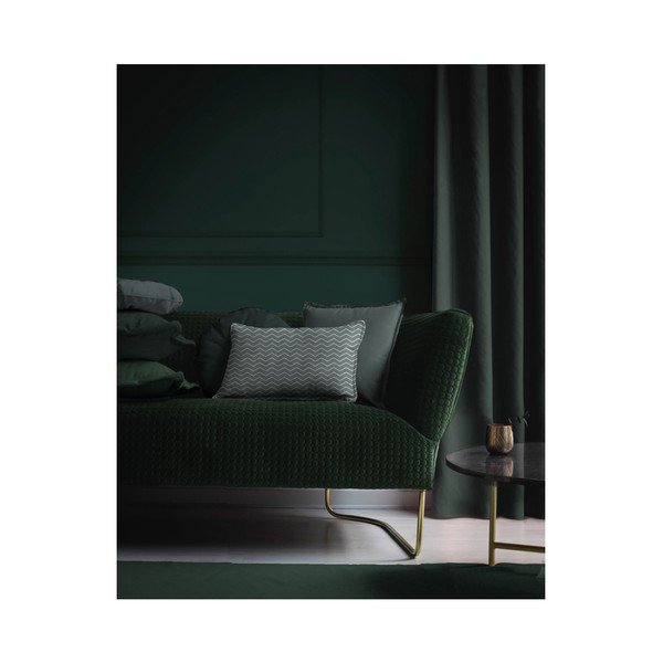 Modrý dekorativní povlak na polštář Velvet Atelier Ris, 50 x 35 cm-image-1