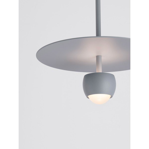 Šedomodré hliníkové LED závěsné svítidlo ø 30 cm Edem – Nova Luce-image-2