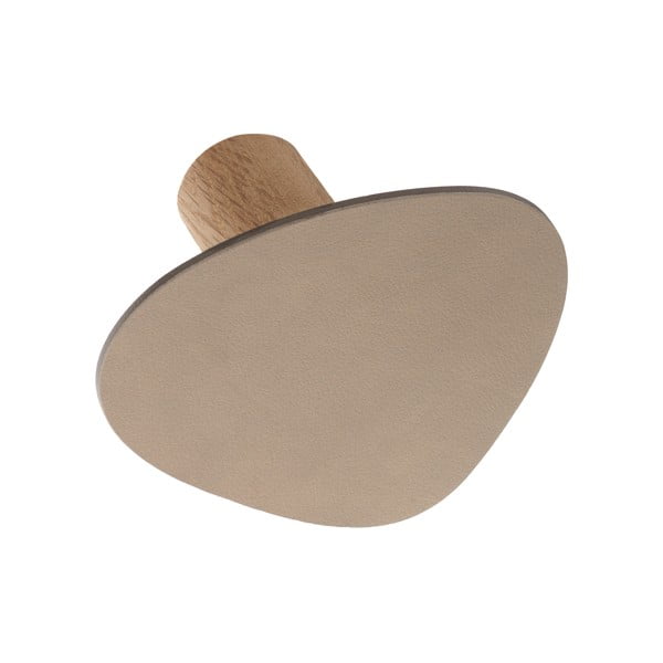 Šedobéžový nástěnný ocelový háček Dot L Nupo – LIND DNA