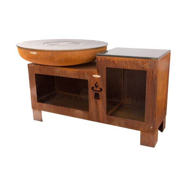 Gril na dřevěné uhlí ø 102 cm Vulcano L - Remundi-image-2