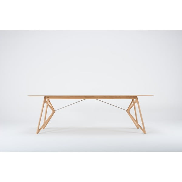 Jídelní stůl z dubového dřeva 240x90 cm Tink - Gazzda-image-3