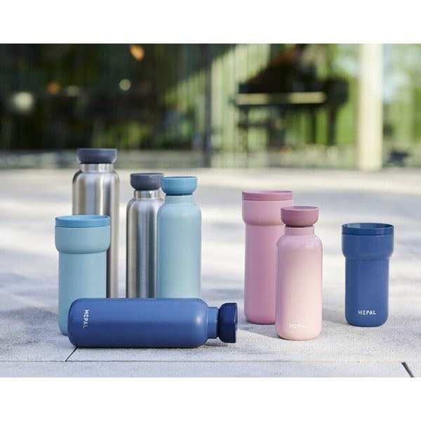 Nerezová lahev ve stříbrné barvě 350 ml Natural brushed – Mepal-image-2