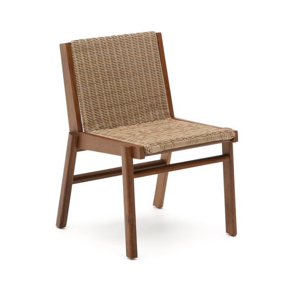 Dřevěná zahradní židle v přírodní barvě Itani – Kave Home