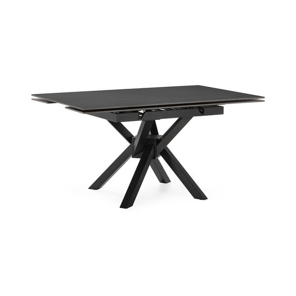 Rozkládací jídelní stůl s přídavnou deskou s deskou z kamene 90x150 cm Arlene – Marckeric-image-2