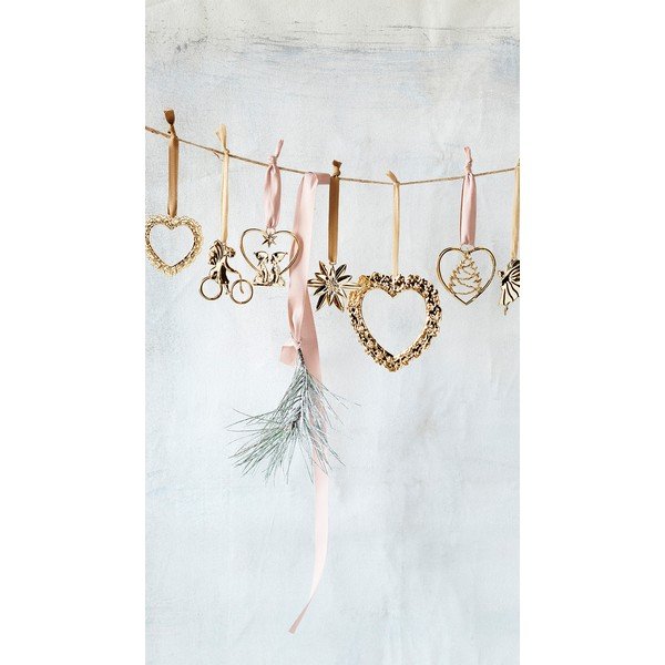 Závěsná vánoční dekorace ve zlaté barvě Kähler Design-image-4