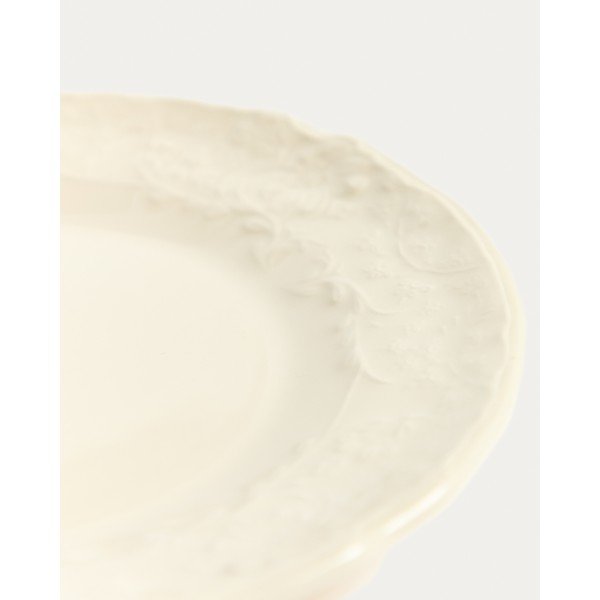 Béžový dezertní  keramický talíř ø 17 cm Varla – Kave Home-image-2