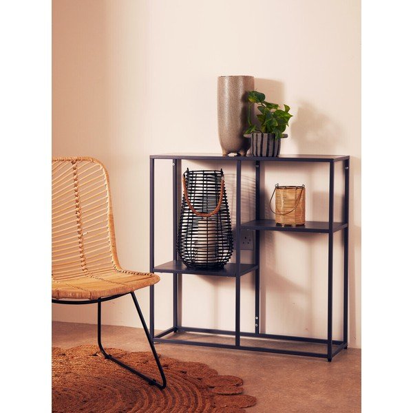 Šedý ocelový regál 80x81x26 cm Acero – Premier Housewares-image-1