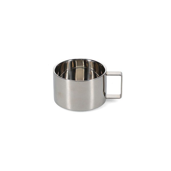 Šálky v sadě 2 ks na cappuccino z nerezové oceli ve stříbrné barvě 200 ml Oryn – S|P Collection-image-4
