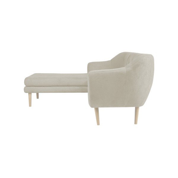 Béžová pohovka s lenoškou na levé straně Mazzini Sofas Sicile-image-1