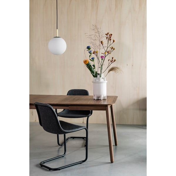 Rozkládací jídelní stůl s deskou v dekoru ořechového dřeva 80x120 cm Glimps – Zuiver-image-2