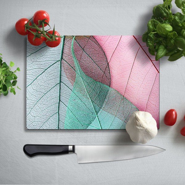 Skleněné prkénko na krájení Insigne Leaf-image-1