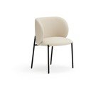 Bílá čalouněná jídelní křesla v sadě 2 ks Mogi – Teulat