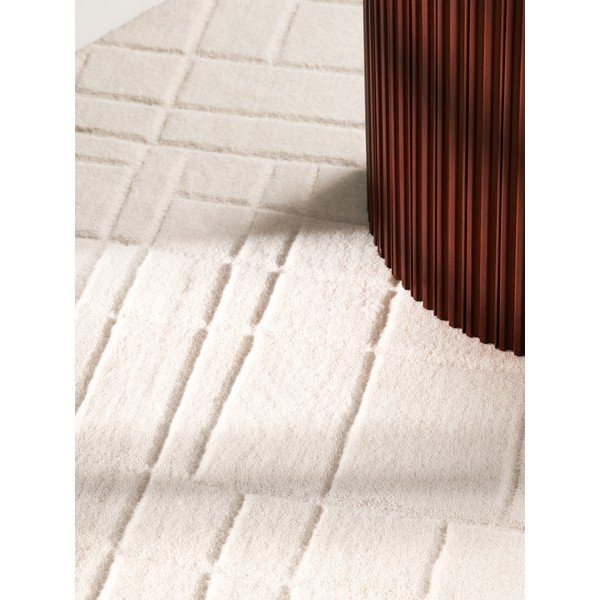 Krémový vlněný kulatý koberec ø 200 cm Kenso – Villeroy&Boch-image-3