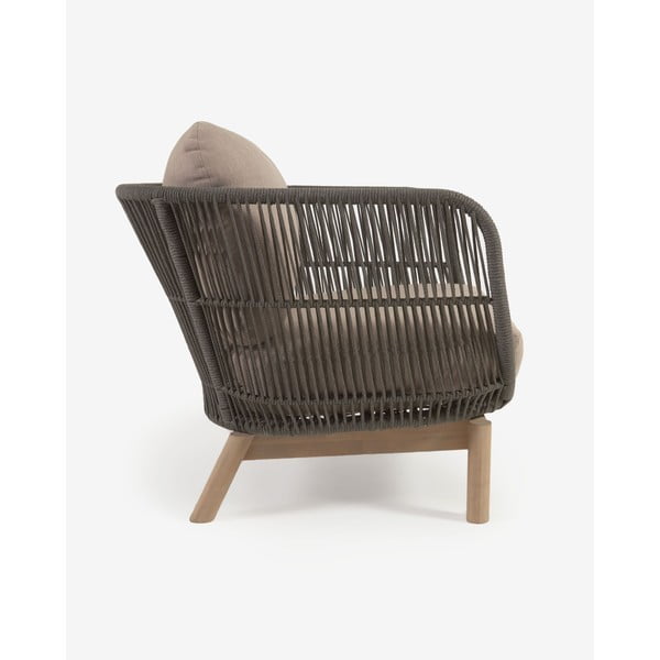 Khaki zahradní křeslo Kave Home Catalina-image-1