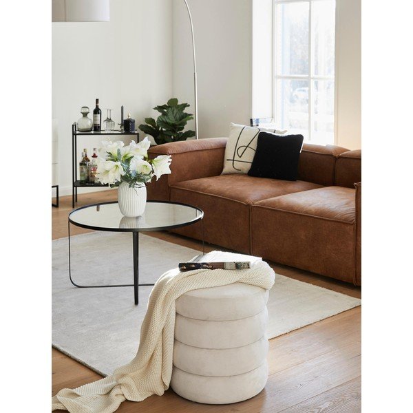 Bílý taburet Alto - Westwing Collection-image-4