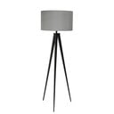 Černo-šedá stojací lampa Zuiver Tripod, ø 50 cm