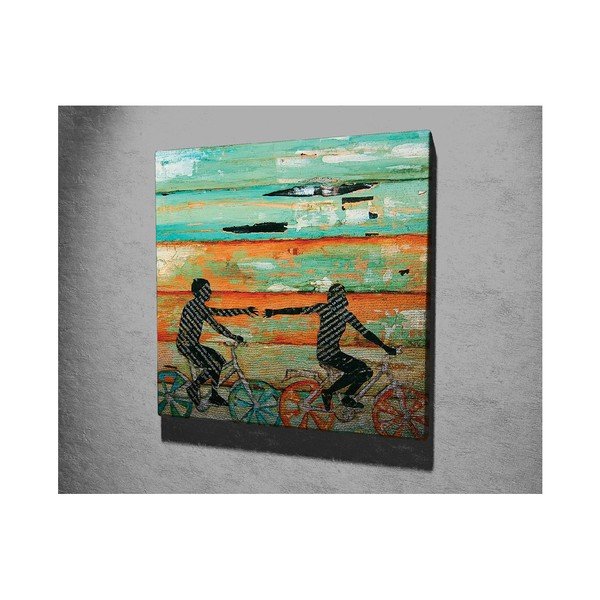 Nástěnný obraz na plátně Bike Trip, 45 x 45 cm-image-2