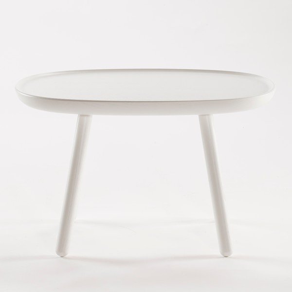 Bílý konferenční stolek z masivu EMKO Naïve, 61 x 41 cm-image-3