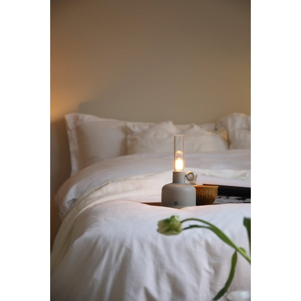 LED stolní lampa šedobéžová (výška 22 cm) Astrid – Markslöjd-image-1