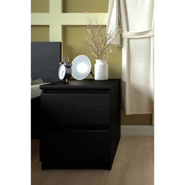 Černý noční stolek Naia - Tvilum-image-1