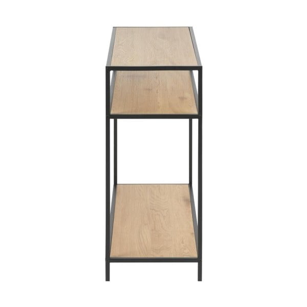 Černý konzolový stolek 100x35 cm Seaford - Actona-image-3