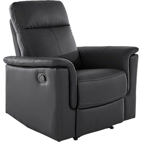 Černé kožené relaxační křeslo Southbrook – Støraa