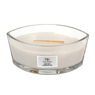 Vonná svíčka WoodWick Warm Wool, doba hoření 30 h