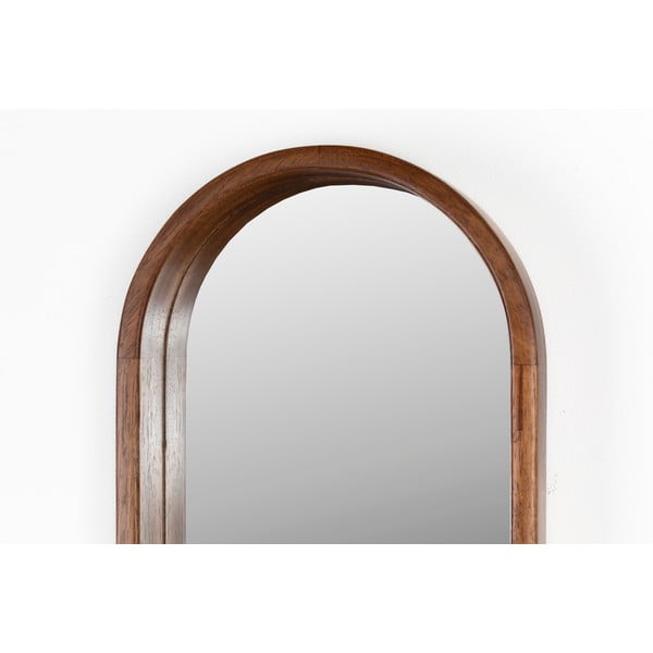 Nástěnné zrcadlo s dřevěným rámem 24x120 cm Nyko – White Label-image-3