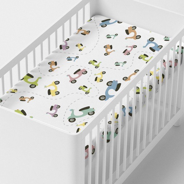 Dětské bavlněné prostěradlo Happynois Summer Time, 140 x 70 cm-image-1