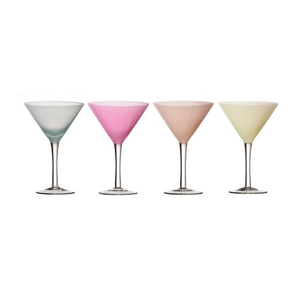 Sada 4 koktejlových sklenic Le Studio Cocktail Glasses
