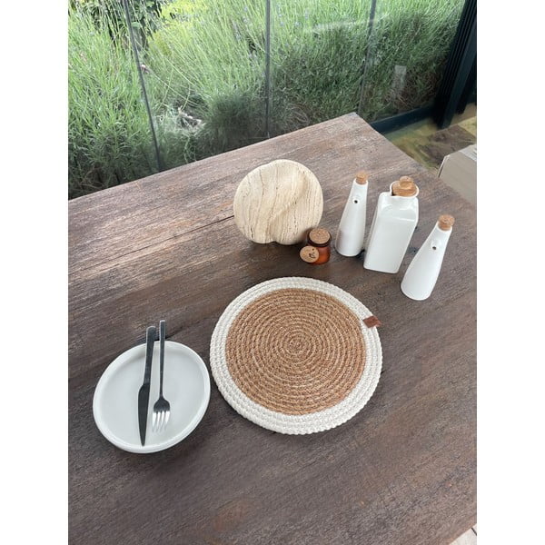 Prostírání z juty ø 33 cm Wicker – Mila Home Luxury-image-2
