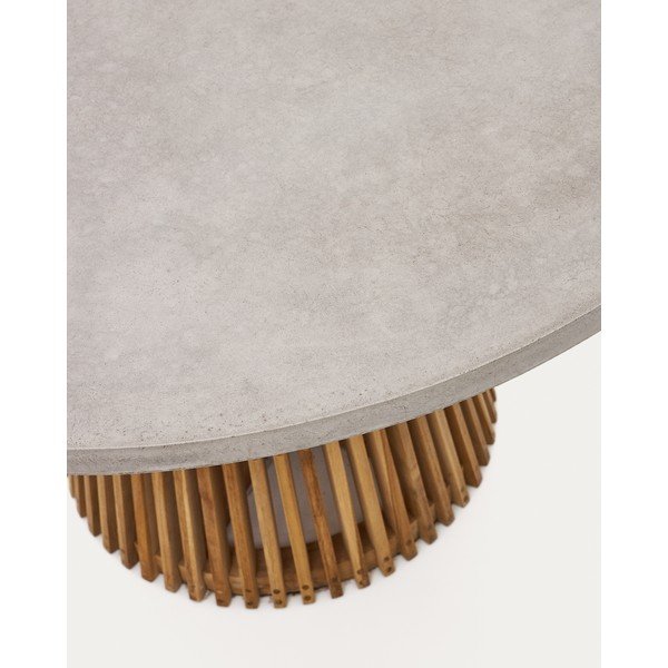 Kulatý zahradní jídelní stůl ø 120 cm Alcaufar – Kave Home-image-3