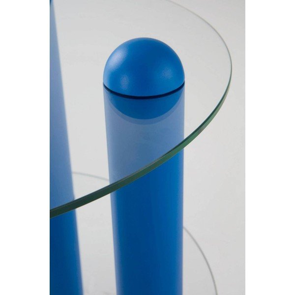 Skleněný kulatý odkládací stolek ø 48 cm Egan – Jotex-image-2