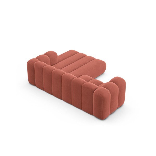 Růžová rohová pohovka (pravý roh) Lupine – Micadoni Home-image-3