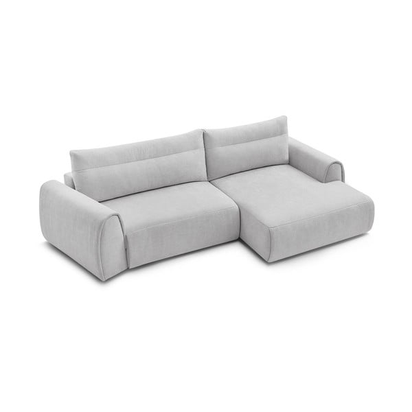 Světle šedá rohová pohovka Aden – Bobochic Paris-image-4