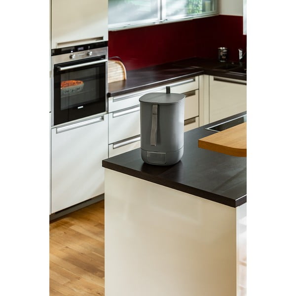 Šedý bokashi kompostér - Plastia-image-1