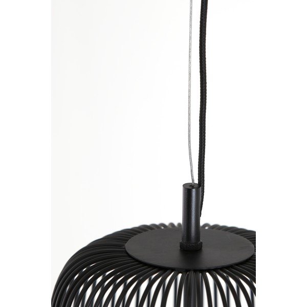 Černé stropní svítidlo ø 27 cm Rilanu – Light & Living-image-3