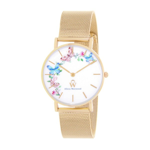 Dámské hodinky s řemínkem ve zlaté barvě Olivia Westwood Kanna