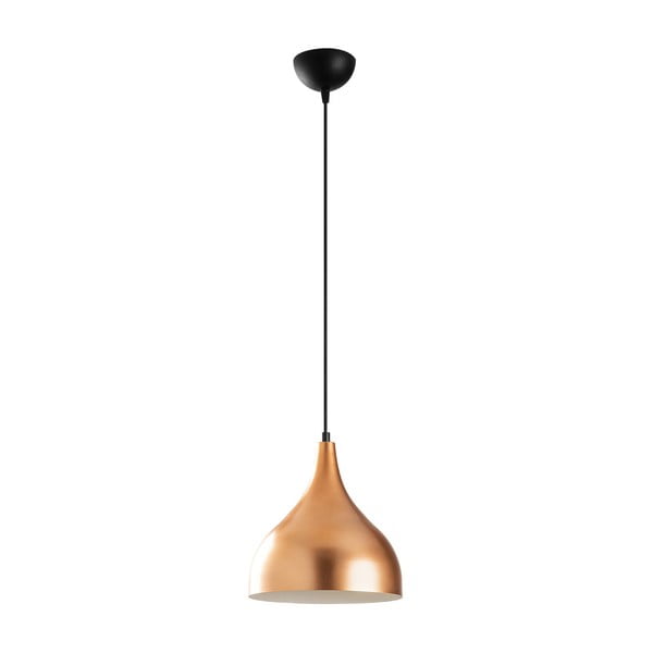 Závěsné svítidlo v černo-měděné barvě ø 26 cm Sağlam – Opviq lights