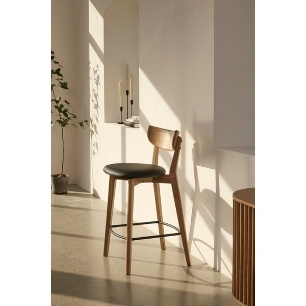 Barová židle z dubového dřeva Unique Furniture Pero-image-1