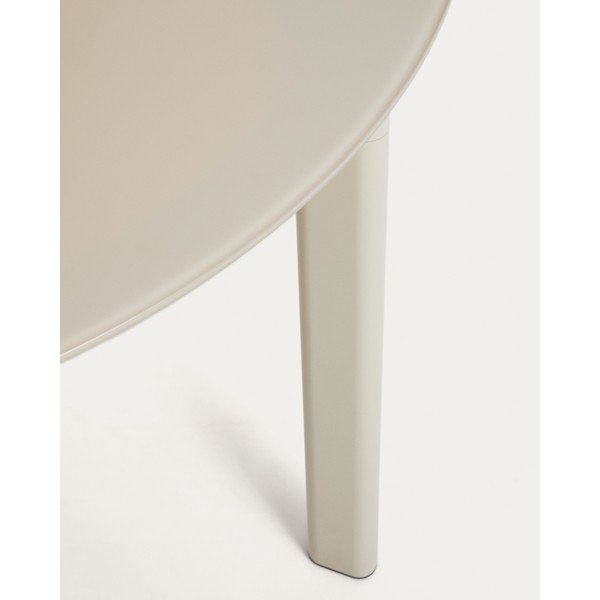 Kulatý zahradní jídelní stůl se skleněnou deskou ø 120 cm Erice – Kave Home-image-4